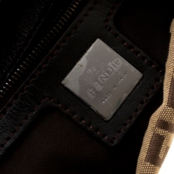 مملوكة مسبقًا حقيبة كتف فندي ماما باغيت كانفاس زوكينو  توباكو بنية