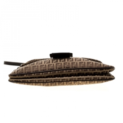 مملوكة مسبقًا حقيبة كتف فندي ماما باغيت كانفاس زوكينو  توباكو بنية