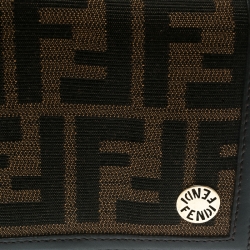 Fendi Tobacco Zucca Canvas Continental Wallet