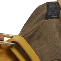 Pre Owned Fendi Tobacco Zucca Canvas Hobo