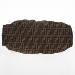 Pre Owned Fendi Tobacco Zucca Giant Chef Tote