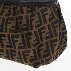 Pre Owned Fendi Tobacco Zucca Giant Chef Tote