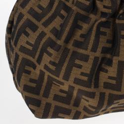 Pre Owned Fendi Tobacco Zucca Giant Chef Tote
