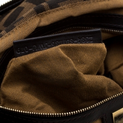 Pre Owned Fendi Tobacco Zucca Canvas Giant Chef Hobo