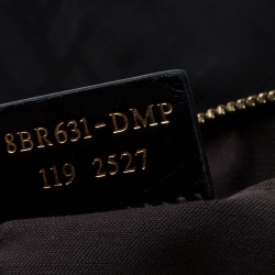 Pre Owned Fendi Black Zucca Canvas Mia Hobo