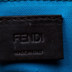 Pre Owned Fendi Tobacco Zucca Canvas Mini Pochette Bag