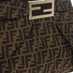 Pre Owned Fendi Mia Large Zucca Hobo