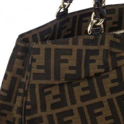 Pre Owned Fendi Mia Large Zucca Hobo