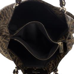 Pre Owned Fendi Mia Large Zucca Hobo