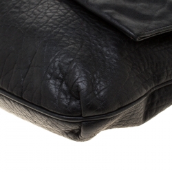 Pre Owned Fendi Black Leather Mia Crossbody Bag