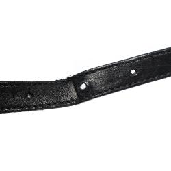 Pre Owned Fendi Black Leather Mia Crossbody Bag