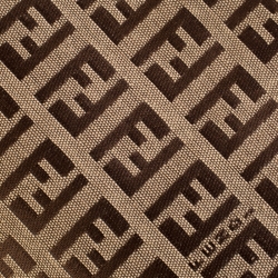 Pre Owned Fendi Brown Zucchino Canvas Hobo