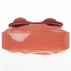 مملوكة مسبقًا Fendi Orange Patent Leather 'B Bag' Tote