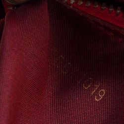 Pre Owned Fendi Red Zucchino Nylon Shoulder Bag