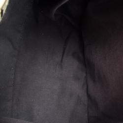 مملوكة مسبقًا Fendi Mahogany And Yellow Zucchino 'Mamma' Studded Shoulder Bag