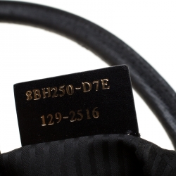 Pre Owned Fendi Black Leather Medium 2jours Tote