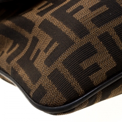 Fendi Tobacco Zucca Canvas Messenger Bag