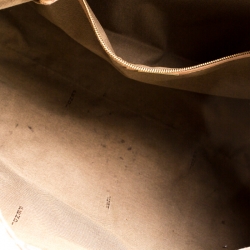 Pre Owned Fendi Blush Pink Zucchino Piccola Satchel