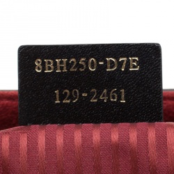 Pre Owned Fendi Red Leather Medium 2Jours Tote