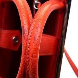 Pre Owned Fendi Blue Leather Petite 2Jours Monster Tote