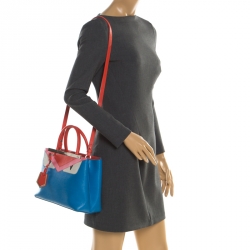 Fendi Blue Leather Petite 2Jours Monster Tote Fendi | TLC