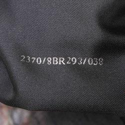 Pre Owned Fendi Brown/Black Holographic Textured Leather Oyster Hobo Bag