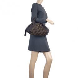 Pre Owned Fendi Zucca Mini Spy Bag