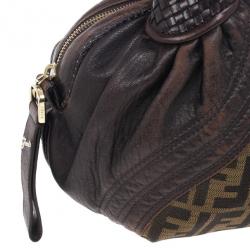 Pre Owned Fendi Zucca Mini Spy Bag