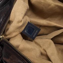 Pre Owned Fendi Zucca Mini Spy Bag