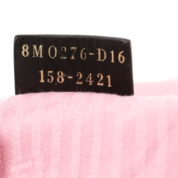 Pre Owned Fendi Pink Leather Fendista Pochette Crossbody Bag