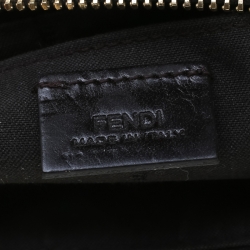 Pre Owned Fendi Tobacco Zucca Canvas Mini Pochette Bag