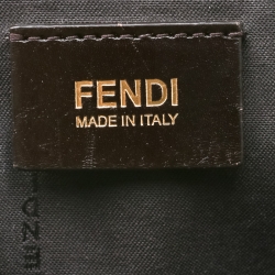Pre Owned Fendi Tobacco Zucca Canvas Crossbody Bag