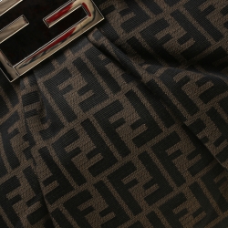 Pre Owned Fendi Tobacco/Brown Zucca Canvas Large Mia Tote