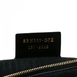 Pre Owned Fendi Black Leather Petite 2Jours Tote