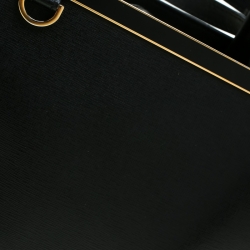 Pre Owned Fendi Black Leather Petite 2Jours Tote