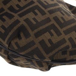 مملوكة مسبقًا Fendi Zucca Chef Chain Link Hobo