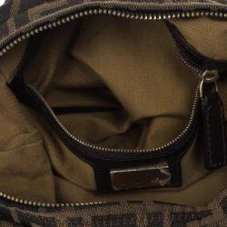 مملوكة مسبقًا Fendi Zucca Chef Chain Link Hobo