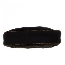 Pre Owned Fendi Black Canvas and Patent Leather B Bis Shoulder Bag