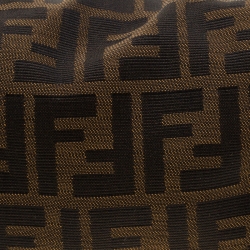 مملوكة مسبقًا حقيبة كتف فندي جلد وكانفاس زوكا توباكو