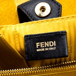 Pre Owned Fendi Multicolor Leather Medium Colorblock 2Jours Tote