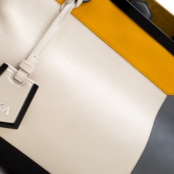 Pre Owned Fendi Multicolor Leather Medium Colorblock 2Jours Tote