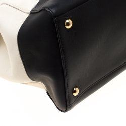 Pre Owned Fendi Multicolor Leather Medium Colorblock 2Jours Tote