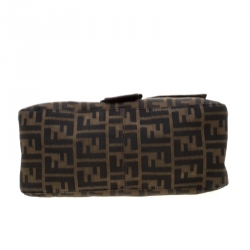 Pre Owned Fendi Tobacco Zucca Canvas Mama Forever Shoulder Bag