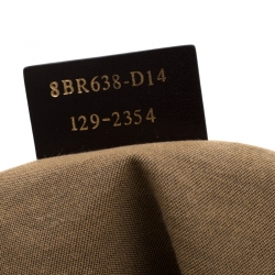 Pre Owned Fendi Tobacco Zucca Canvas and Leather Big Mama Forever Shoulder Bag