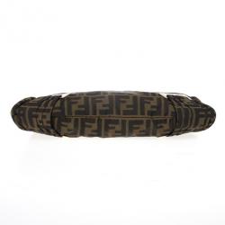 Pre Owned Fendi Zucca Canvas Borsa Smile Clutch