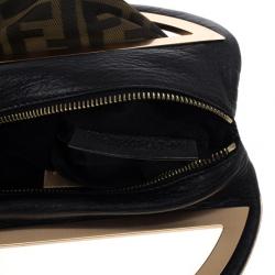 Pre Owned Fendi Zucca Canvas Borsa Smile Clutch