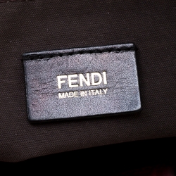 Pre Owned Fendi Floral Printed Zucchino Nylon Roll Tote