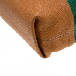 Pre Owned Fendi Colorblock Leather 2Bag Tote