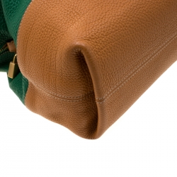 Pre Owned Fendi Colorblock Leather 2Bag Tote
