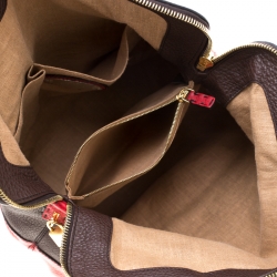 Pre Owned Fendi Colorblock Leather 2Bag Tote